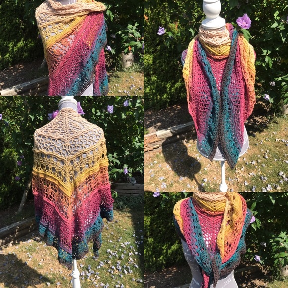Handcrafted cowl/shawl - Picture 2 of 4